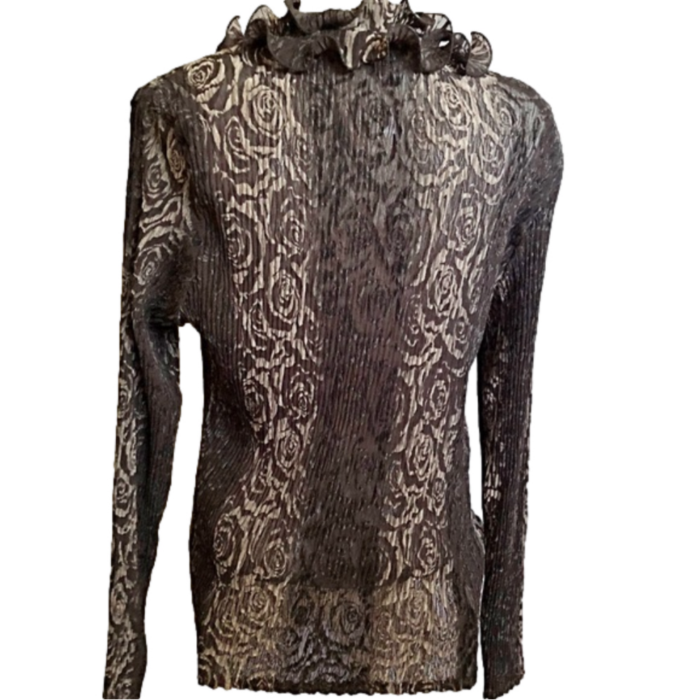 AMANDA Collection Ruffled Blouse - Picture 4 of 6